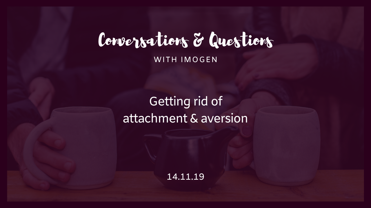 You are currently viewing Conversations & Questions: 14/11/19